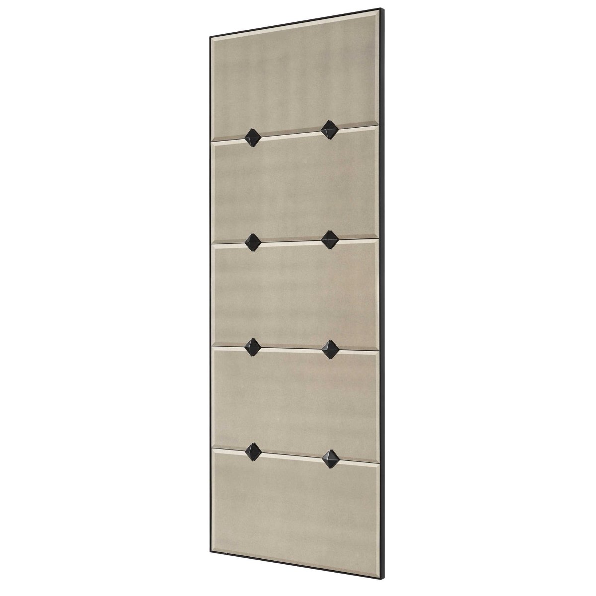 Serchio Black Iron Frame Mirror - Uttermost - Rectangular Mirrors by Modest Hut
