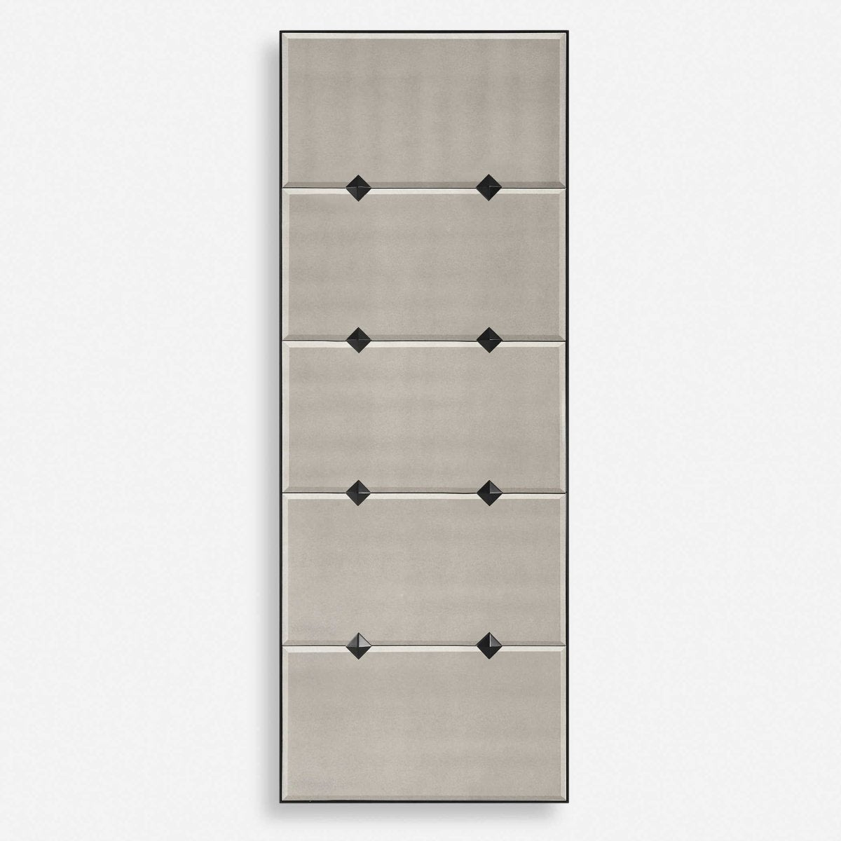 Serchio Black Iron Frame Mirror - Uttermost - Rectangular Mirrors by Modest Hut