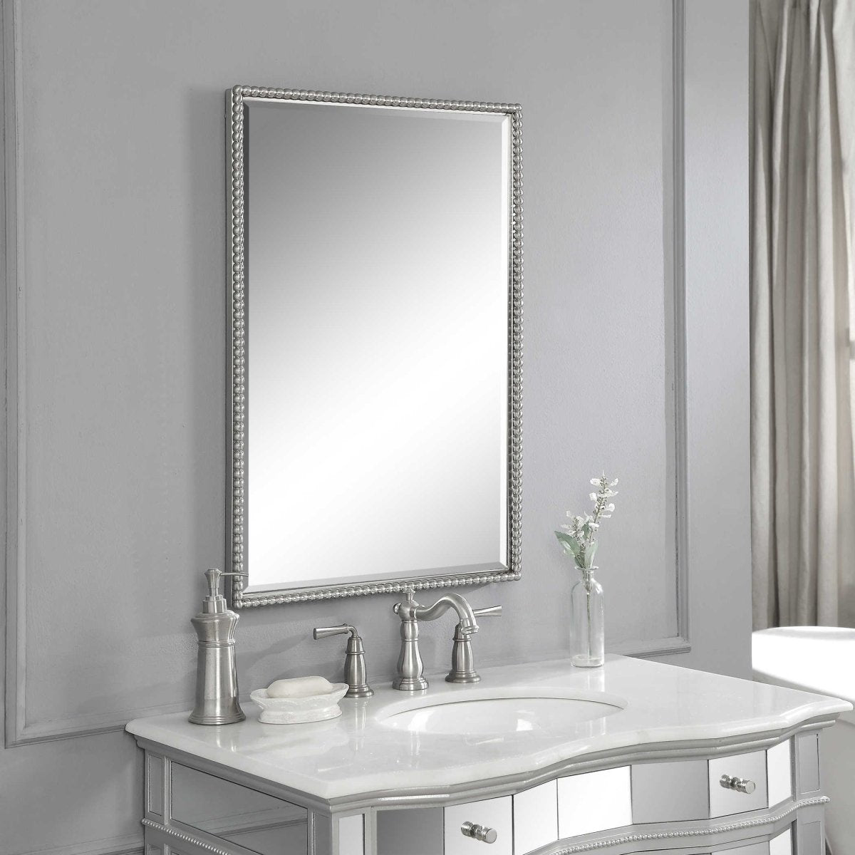 Sherise Vanity Mirror - Uttermost - Rectangular Mirrors by Modest Hut