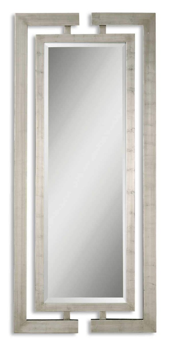 Silver Jamal Mirror - Uttermost - Rectangular Mirrors by Modest Hut