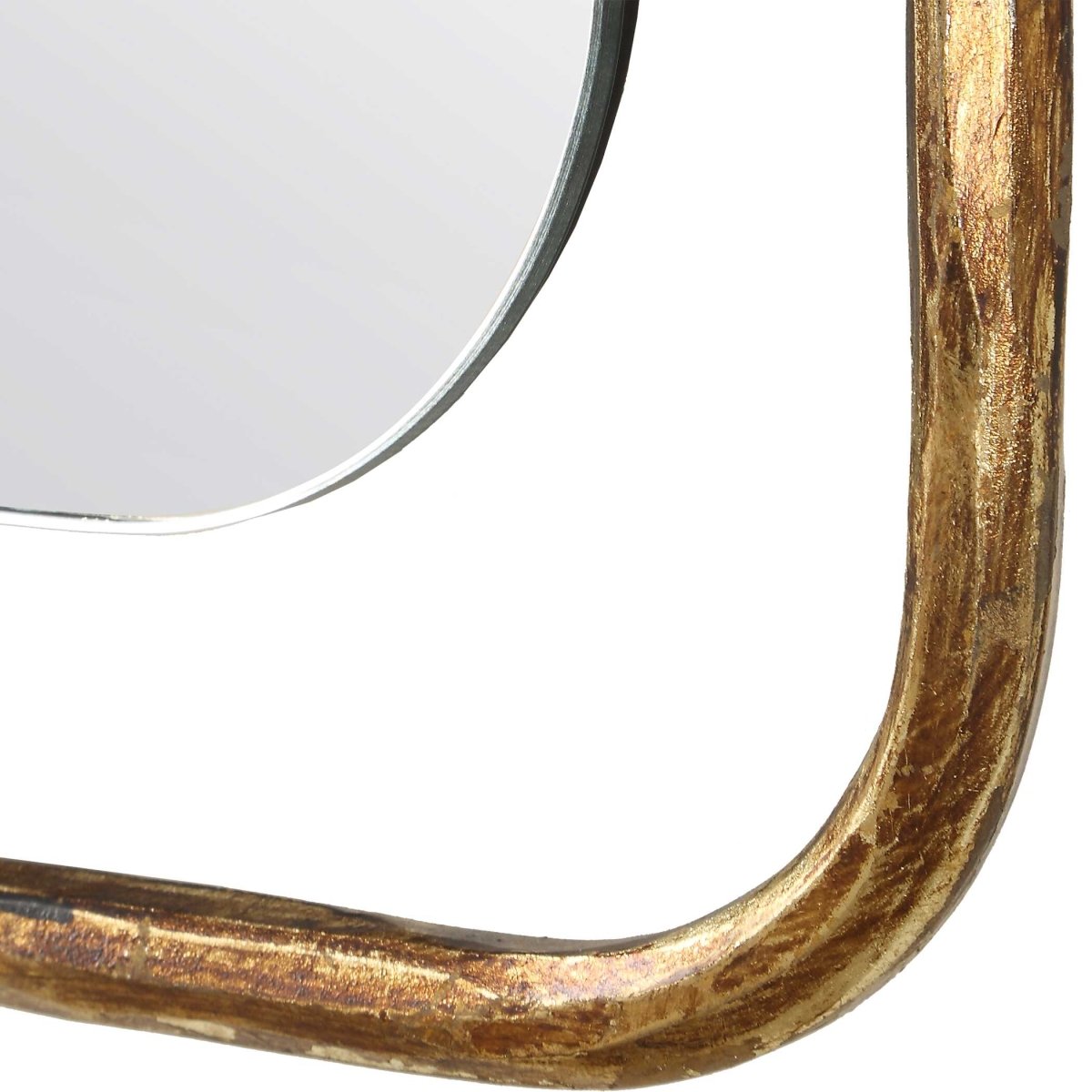 Tahoma Antiqued Gold Mirror - Uttermost - Rectangular Mirrors by Modest Hut