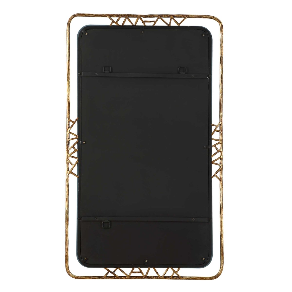 Tahoma Antiqued Gold Mirror - Uttermost - Rectangular Mirrors by Modest Hut