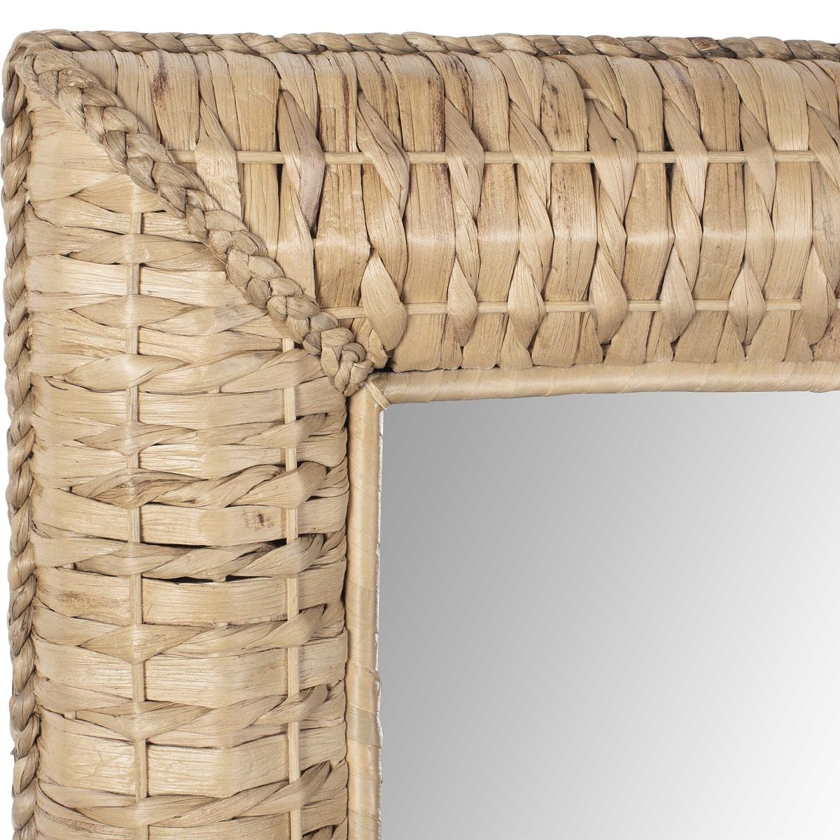 Twisted Seagrass Large Mirror - Uttermost - Rectangular Mirrors by Modest Hut