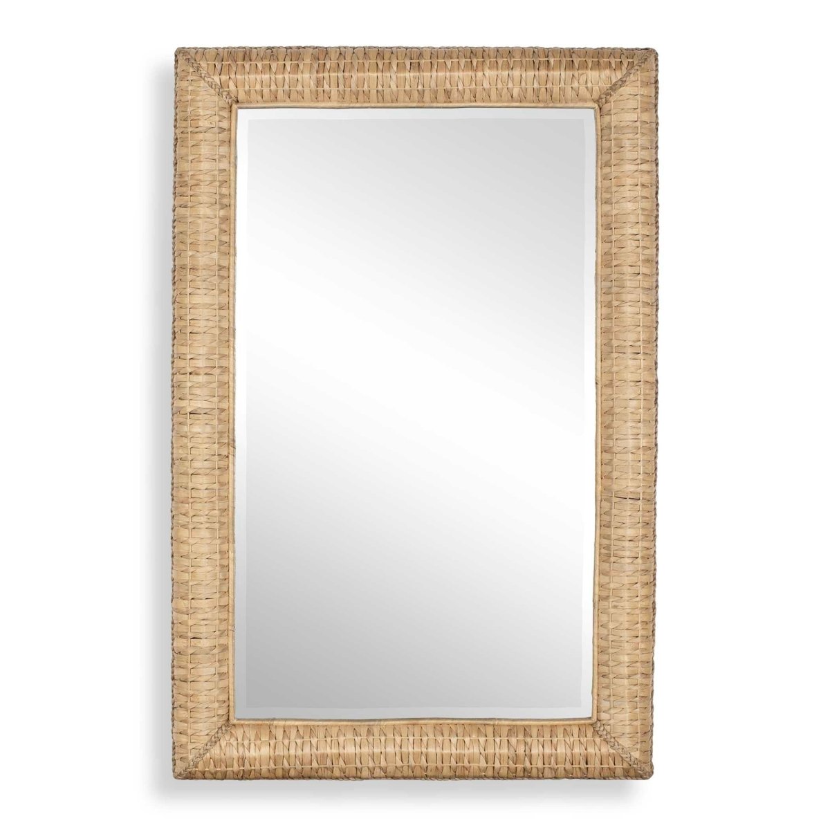 Twisted Seagrass Large Mirror - Uttermost - Rectangular Mirrors by Modest Hut