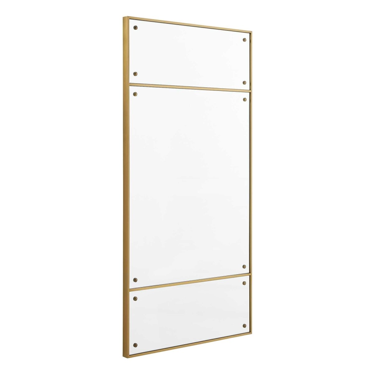 Wrenton Brass Rectangular Mirror - Uttermost - Rectangular Mirrors by Modest Hut