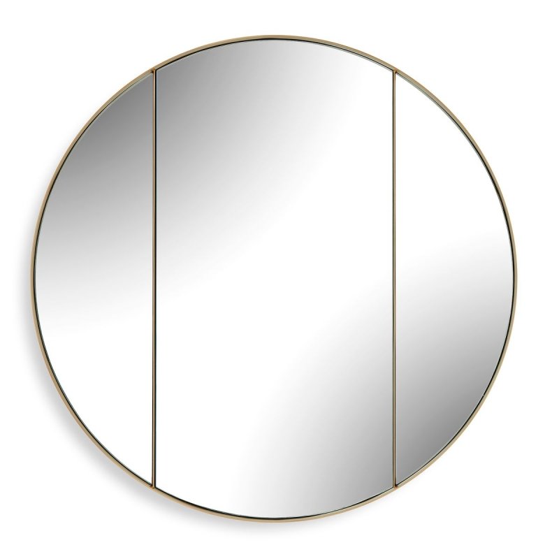 Alternate view of the Amram Round Mirror by Uttermost