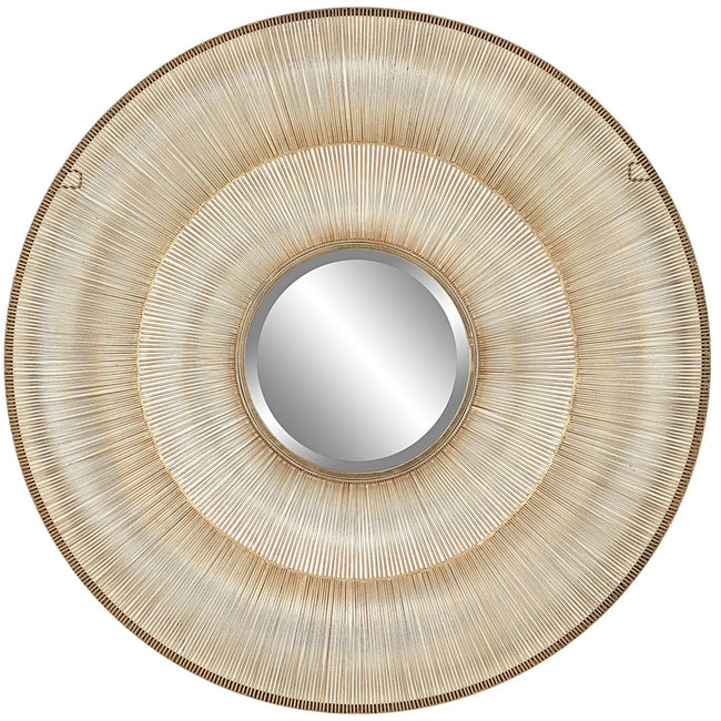 Bauble Round Gold Mirror - Uttermost - Round Mirrors by Modest Hut
