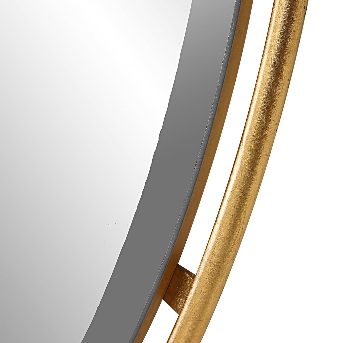Canillo Gold Round Mirror - Uttermost - Round Mirrors by Modest Hut
