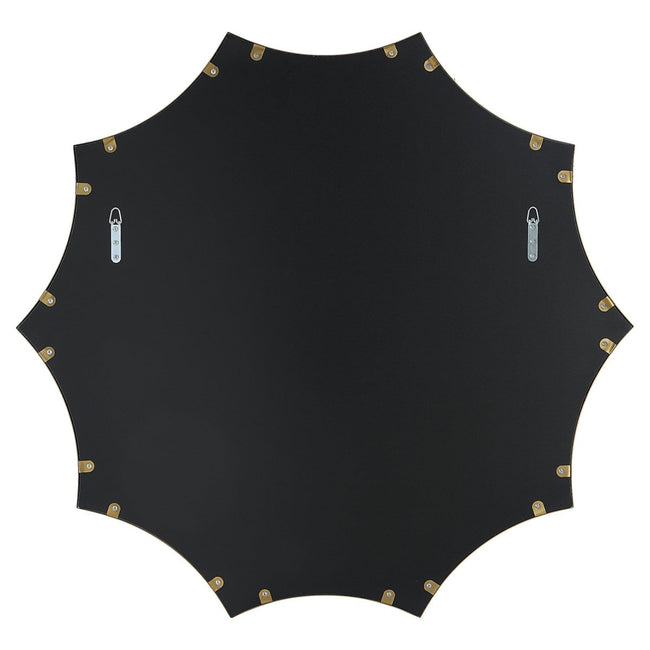 Flare Brushed Brass Round Mirror - Uttermost - Round Mirrors by Modest Hut