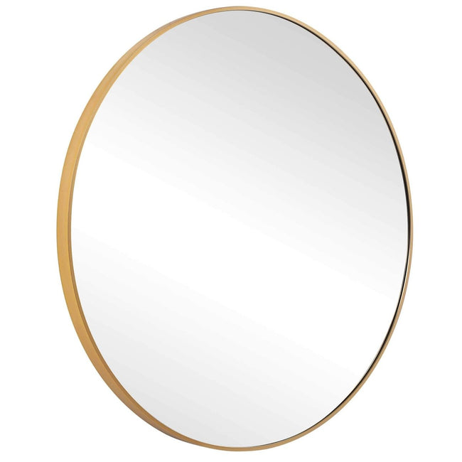 Gold Foy Mirror - Uttermost - Round Mirrors by Modest Hut