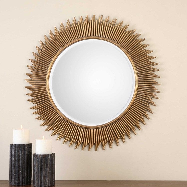 Marlo Round Mirror - Uttermost - Round Mirrors by Modest Hut