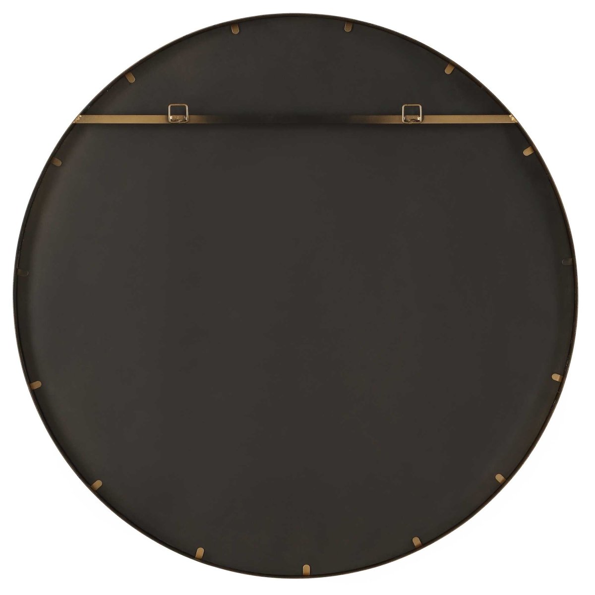 Odeon Shell Inlay Round Mirror - Uttermost - Round Mirrors by Modest Hut