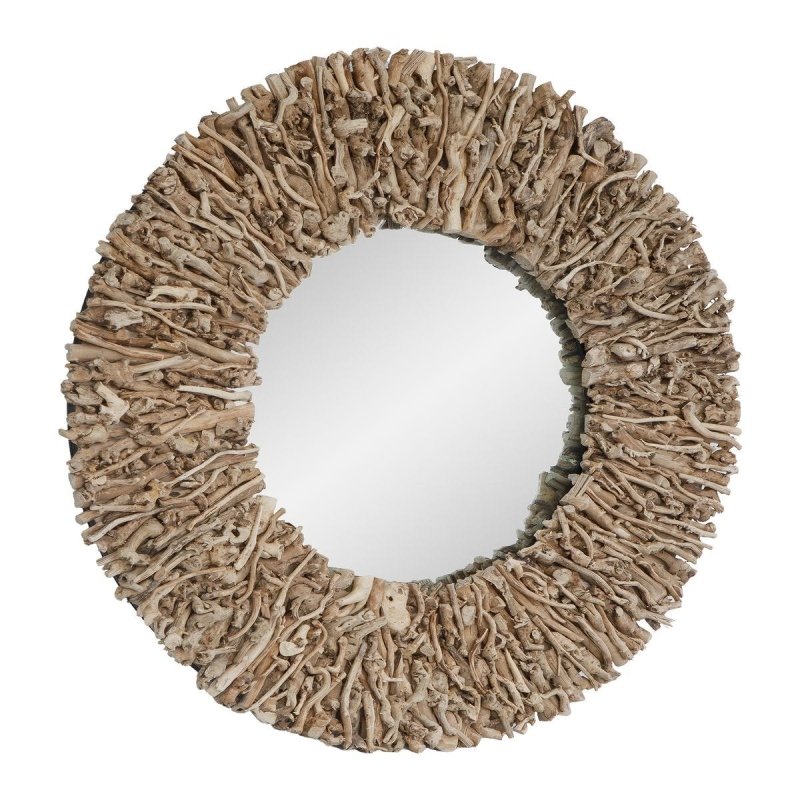 Side view of the Rossetti Round Mirror by Uttermost