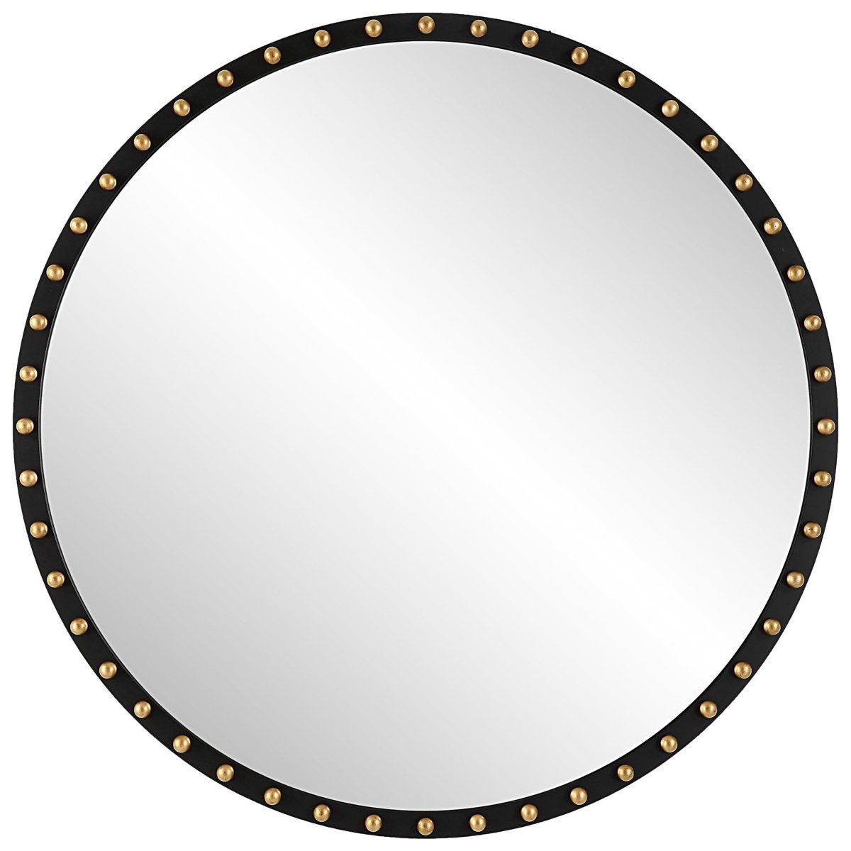 Sele Oversized Round Mirror - Uttermost - Round Mirrors by Modest Hut