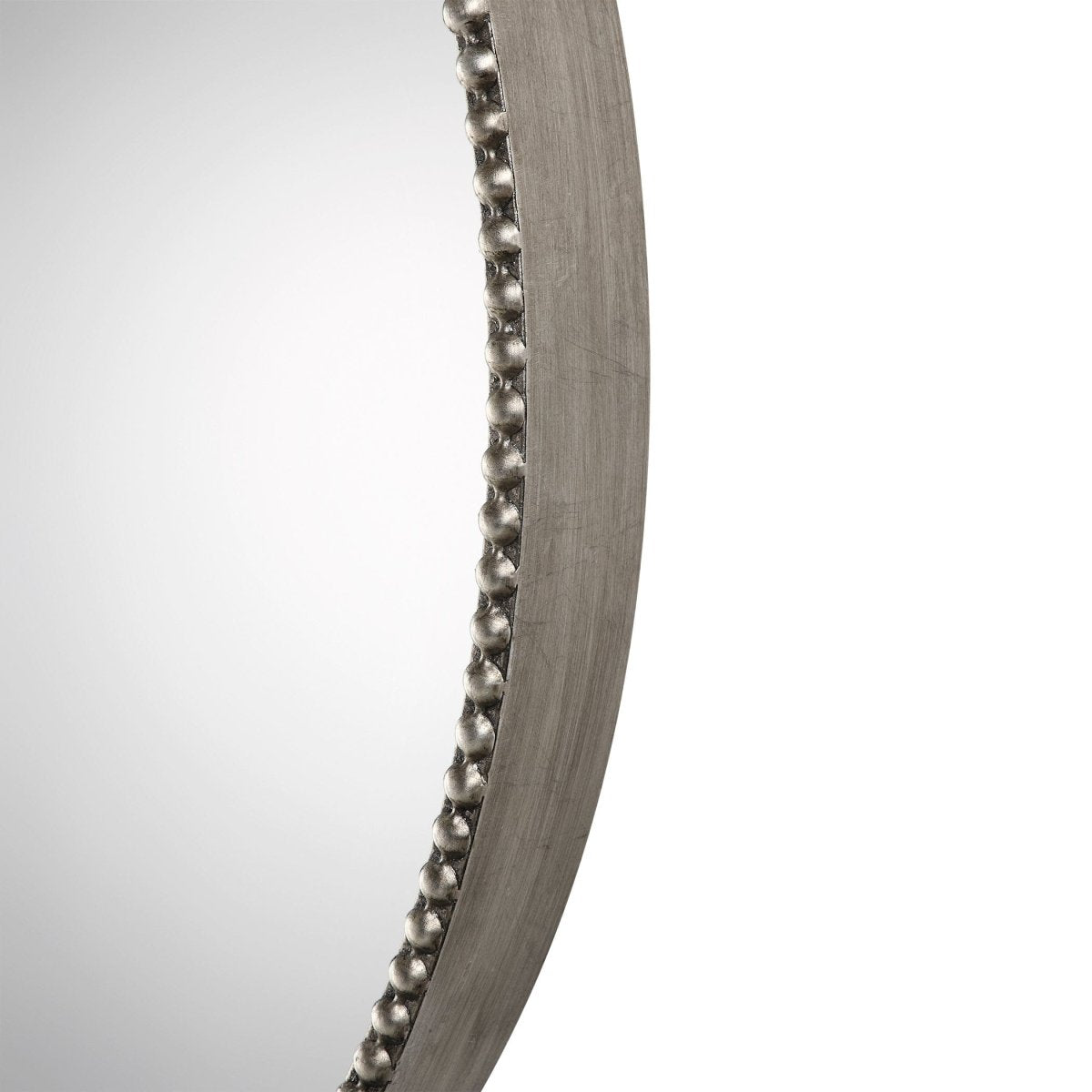 Stefania Beaded Round Mirror - Uttermost - Round Mirrors by Modest Hut