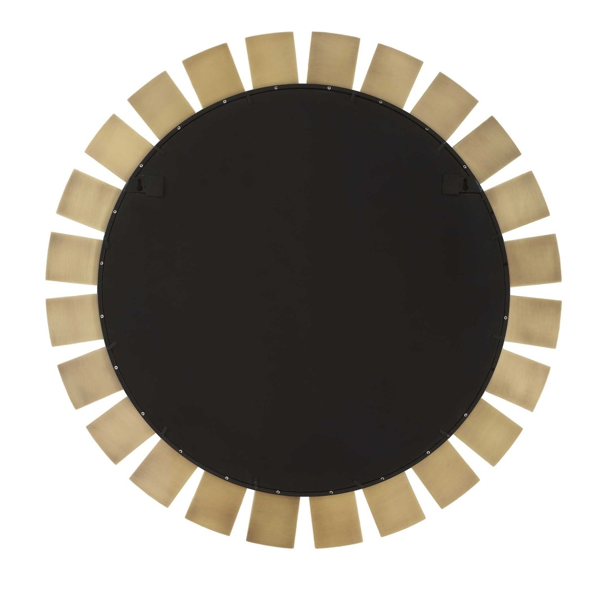 Toluca Round Brass Mirror - Uttermost - Round Mirrors by Modest Hut