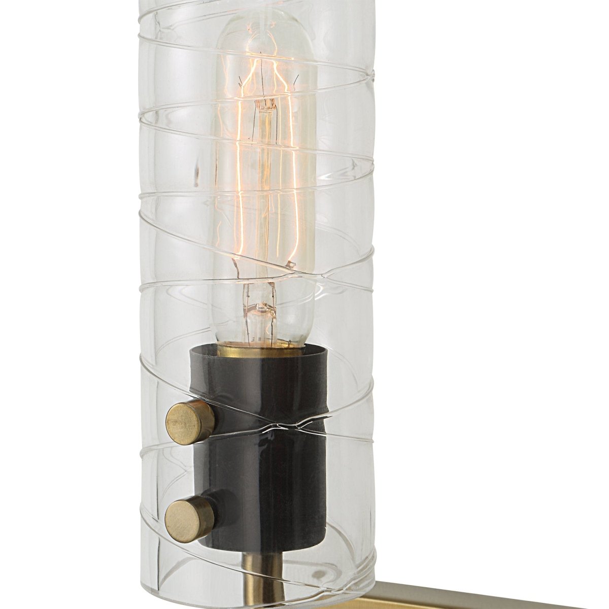 Telesto 1 Light Brass Sconce - Uttermost - Sconces by Modest Hut