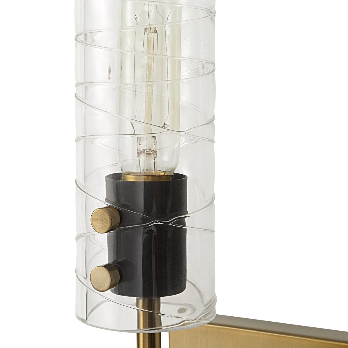 Telesto 1 Light Brass Sconce - Uttermost - Sconces by Modest Hut
