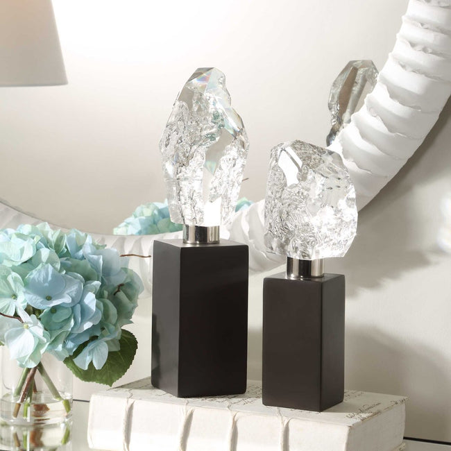 Crystal Peak Sculptures Set/2 - Uttermost - Sculptures by Modest Hut