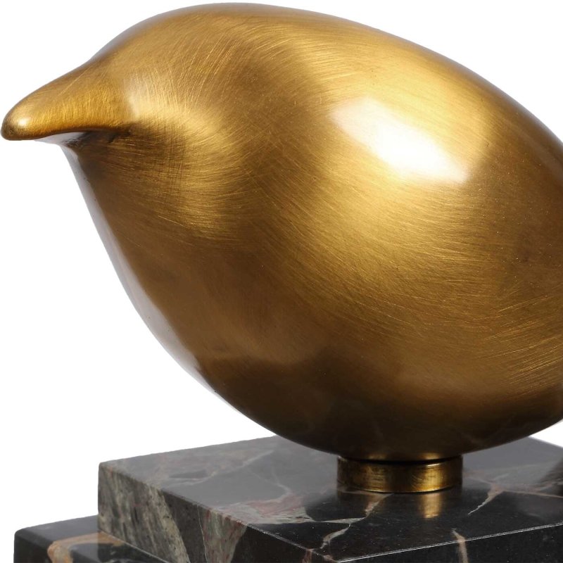Golden Finch Bird Figurines Set/2 - Wall Decor