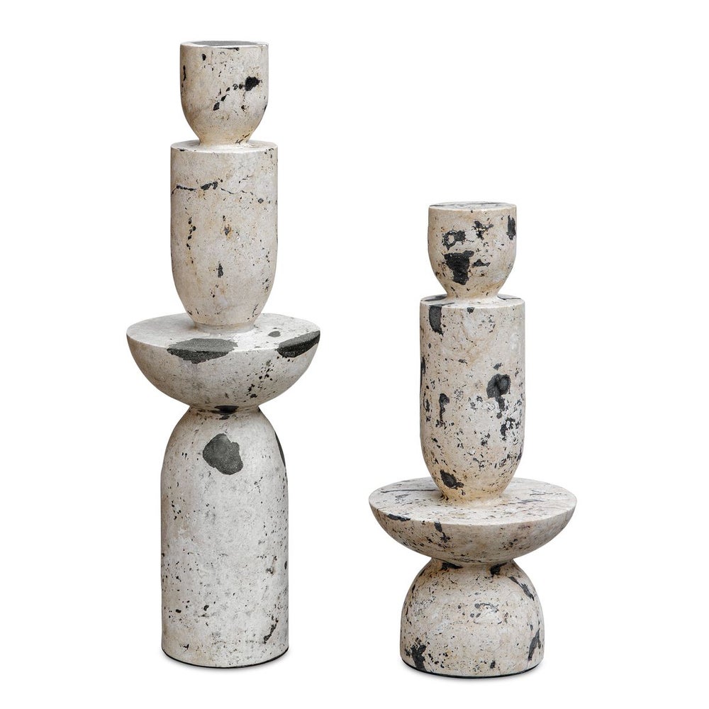 Nouveau Tower Outdoor Sculptures, S/2 - Uttermost - Sculptures by Modest Hut