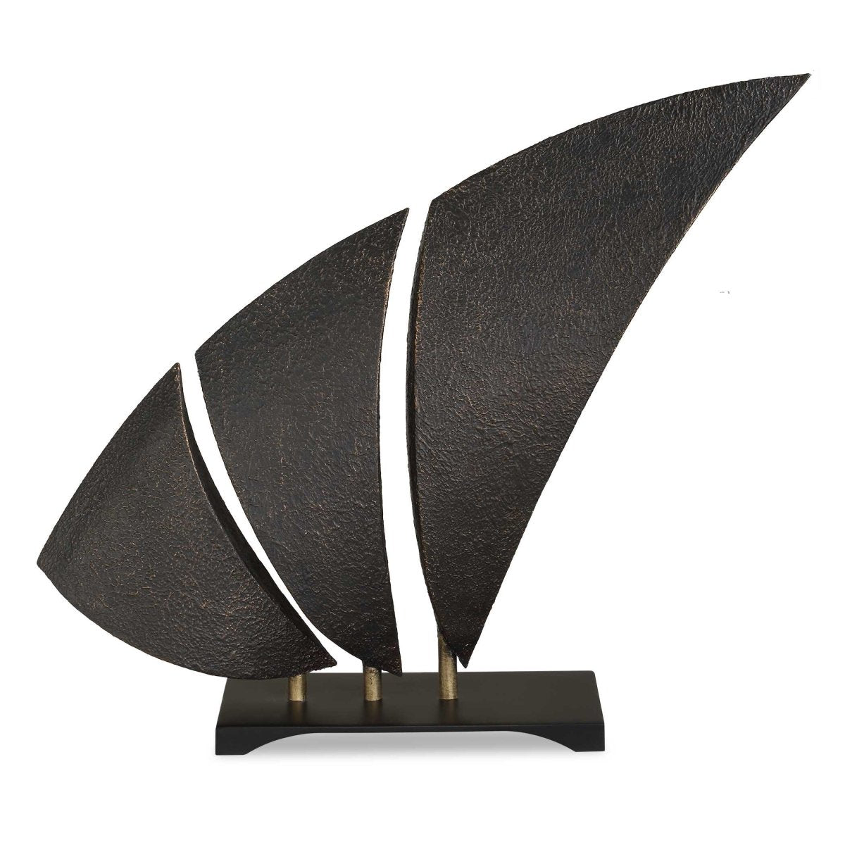 Wind Crest Dark Bronze Sculpture - Uttermost - Sculptures by Modest Hut
