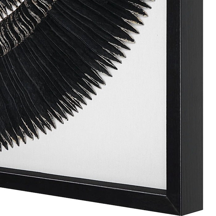 Sandara Black And Gold Shadow Box - Uttermost - Shadow Boxes by Modest Hut