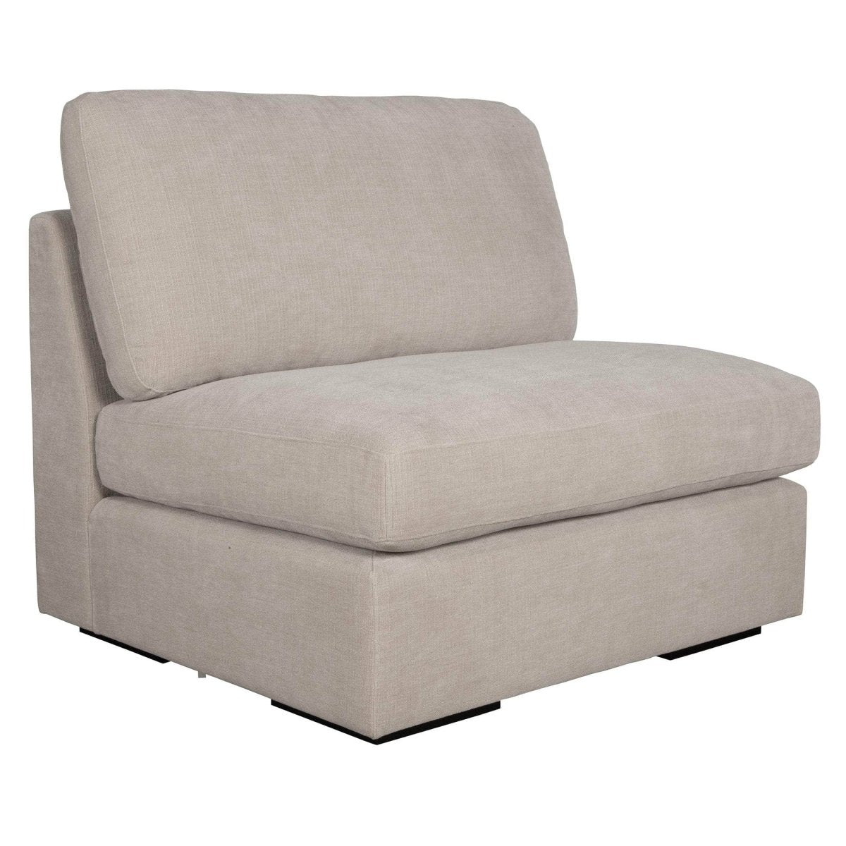 Refuge Armless Sand Sofa - Uttermost - Sofas by Modest Hut