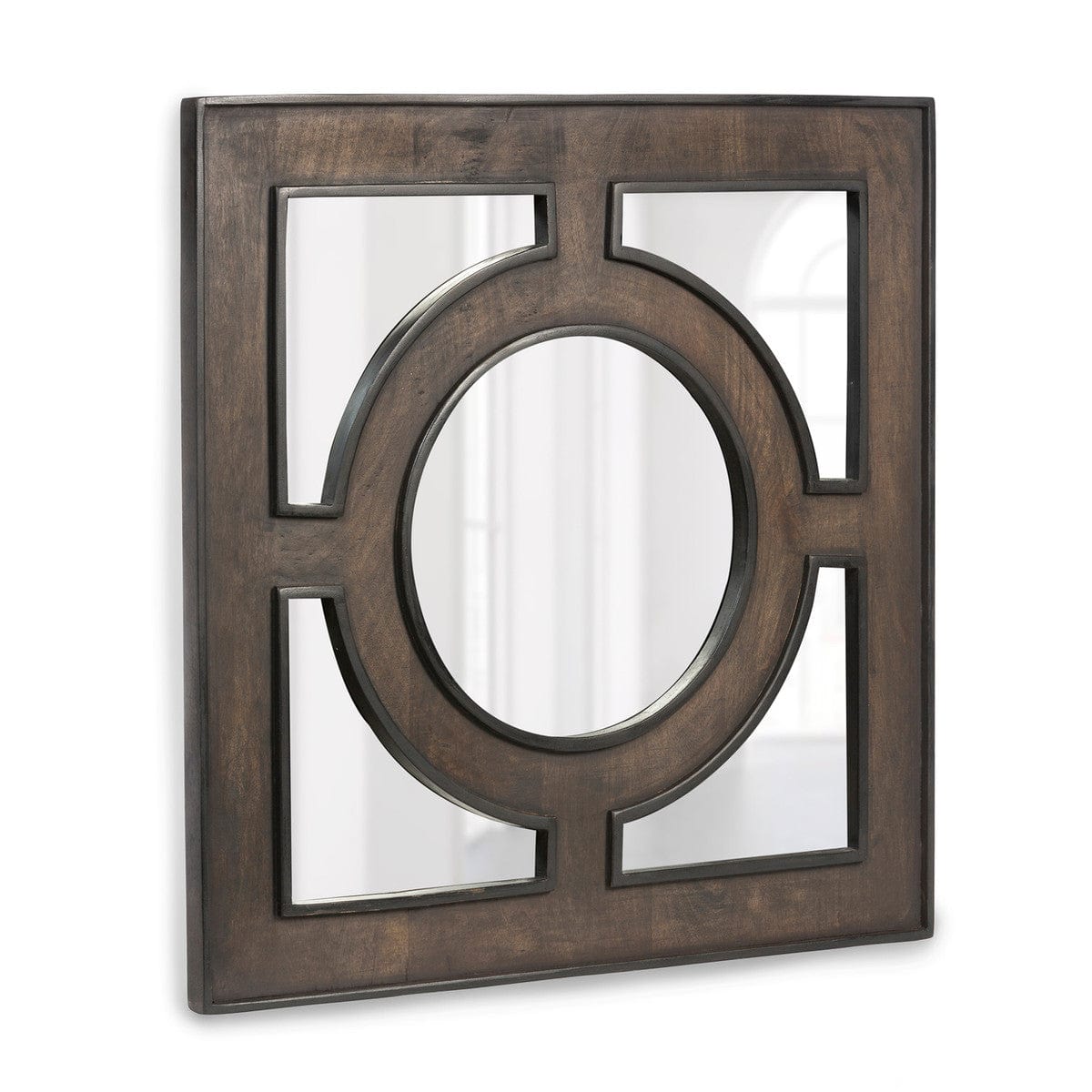 Wooden Portal Square Mirror - Park Hill - Square Mirrors by Modest Hut