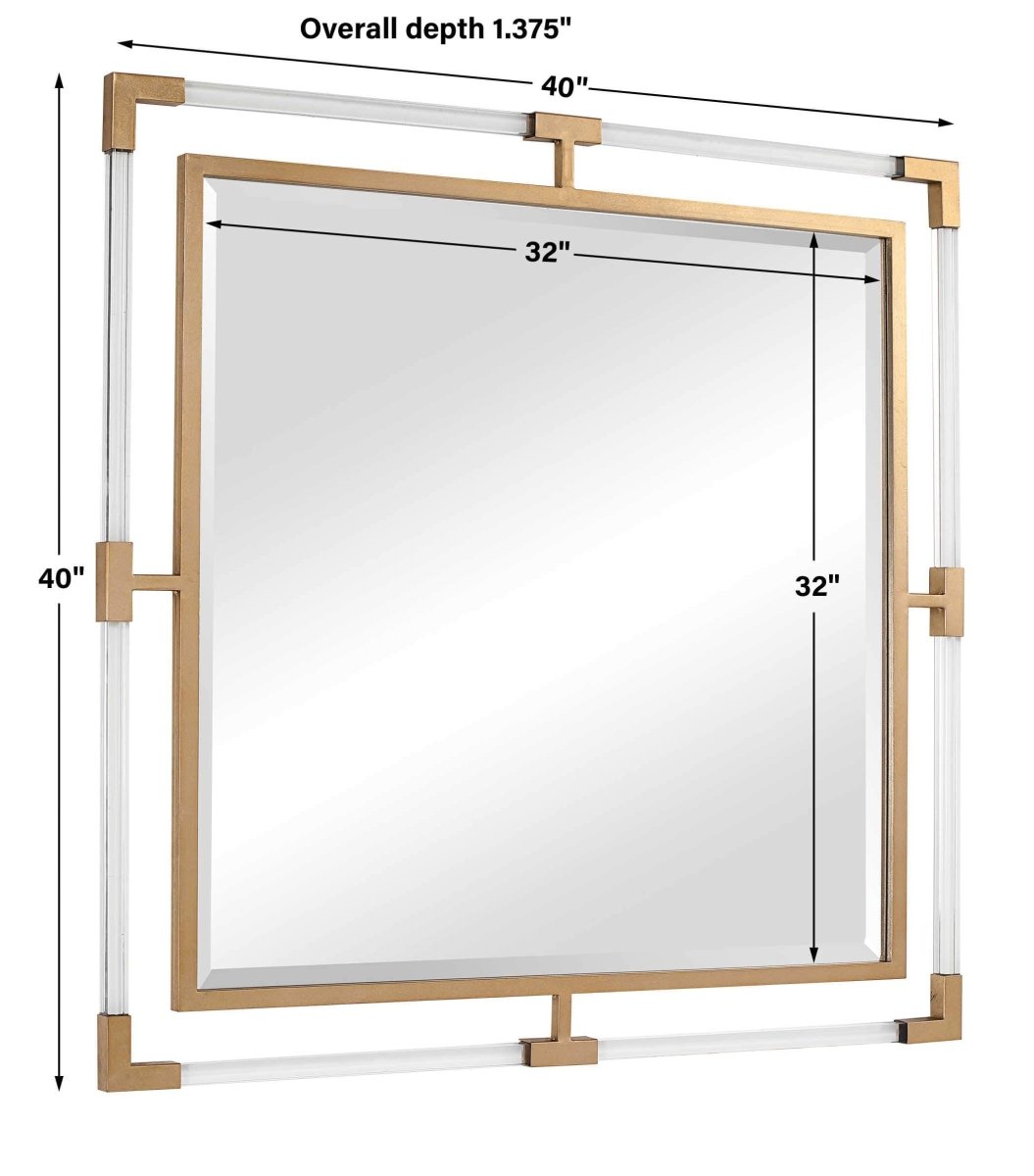 Balkan Square Mirror - Uttermost - Square Mirrors by Modest Hut
