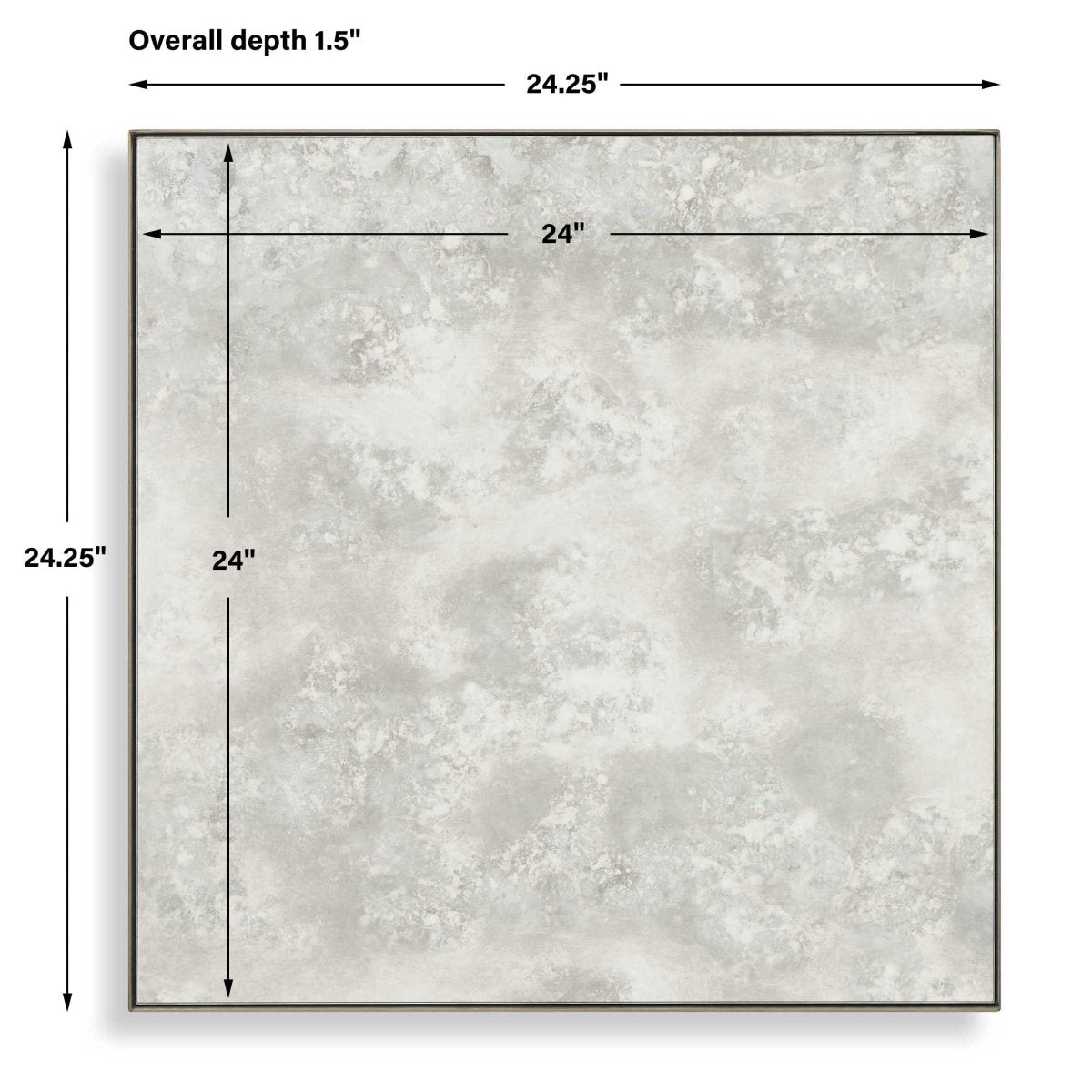 Fredric Square Antique Mirror - Uttermost - Square Mirrors by Modest Hut
