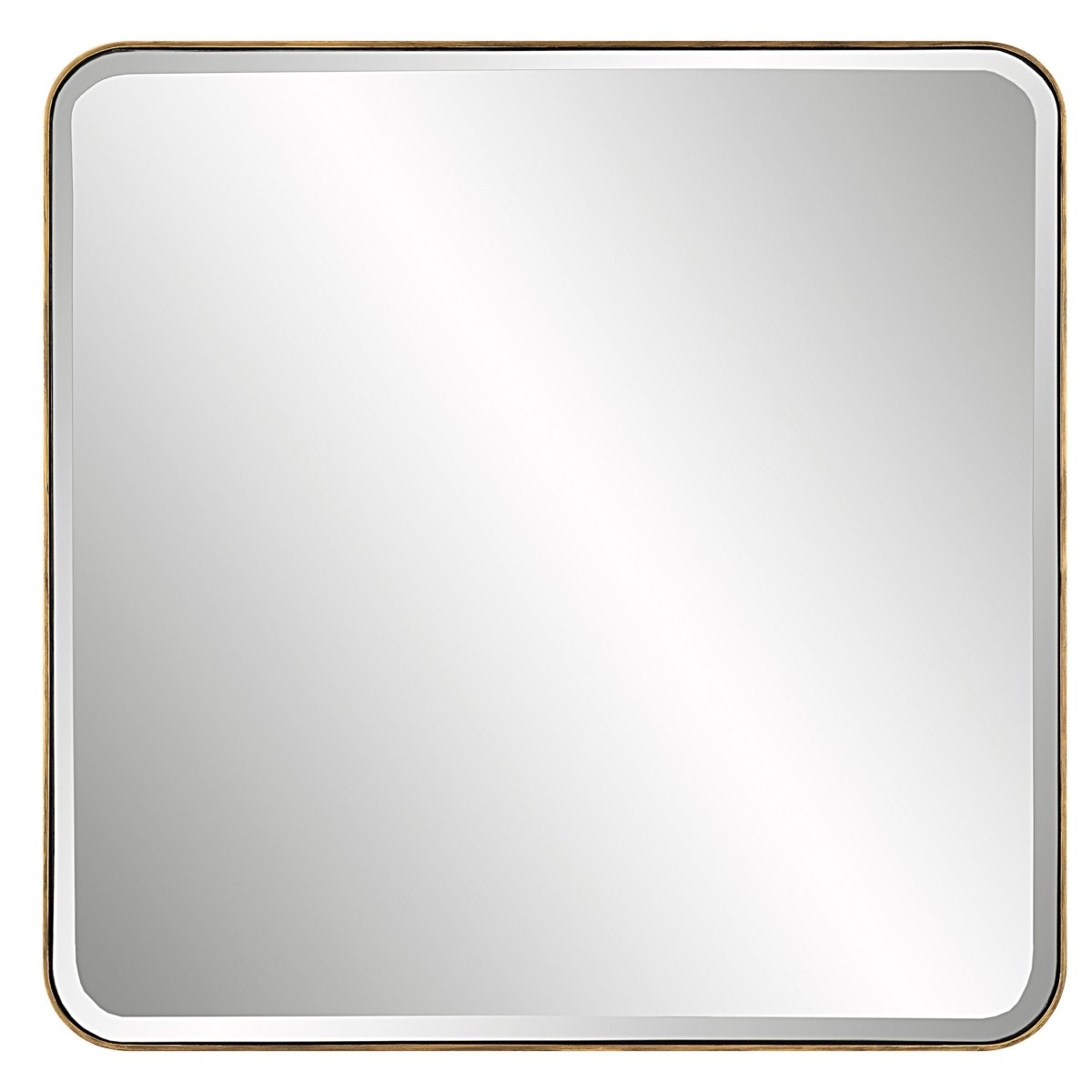 Hampshire Square Gold Mirror - Uttermost - Square Mirrors by Modest Hut