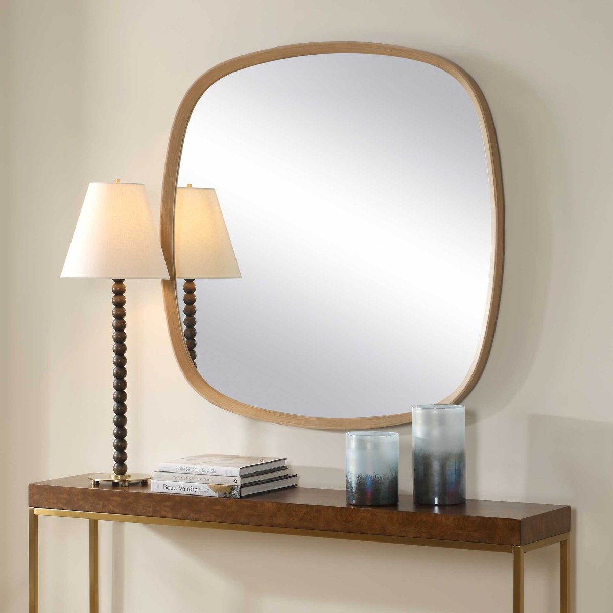 Novell Pinewood Mirror - Uttermost - Square Mirrors by Modest Hut