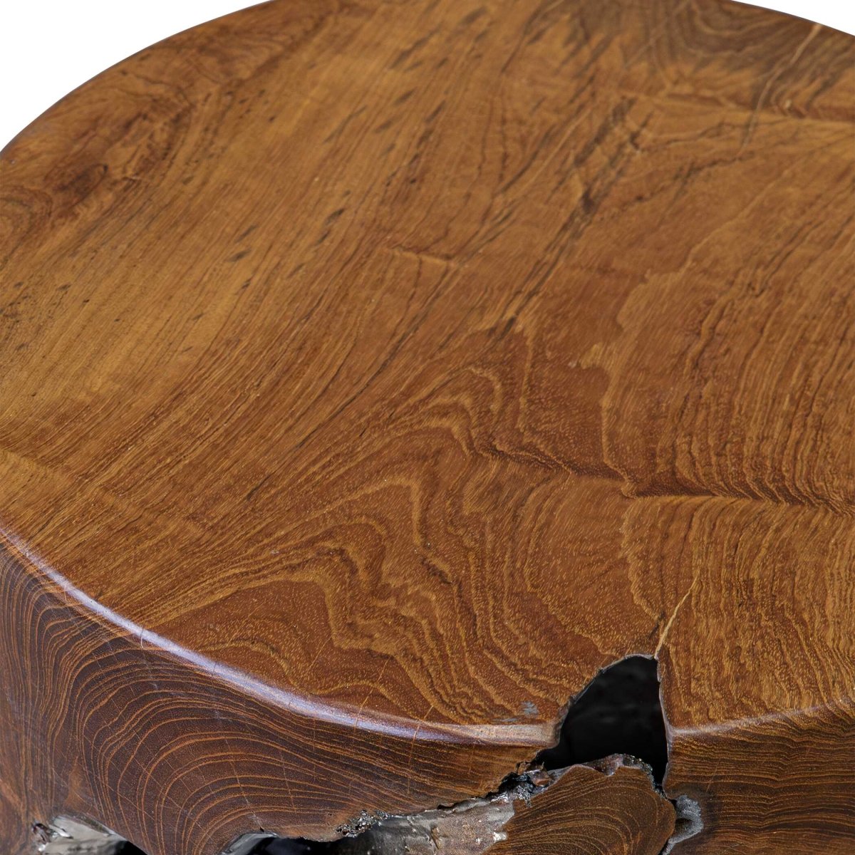 Rafe Wooden Accent Stool - Uttermost - Stools by Modest Hut