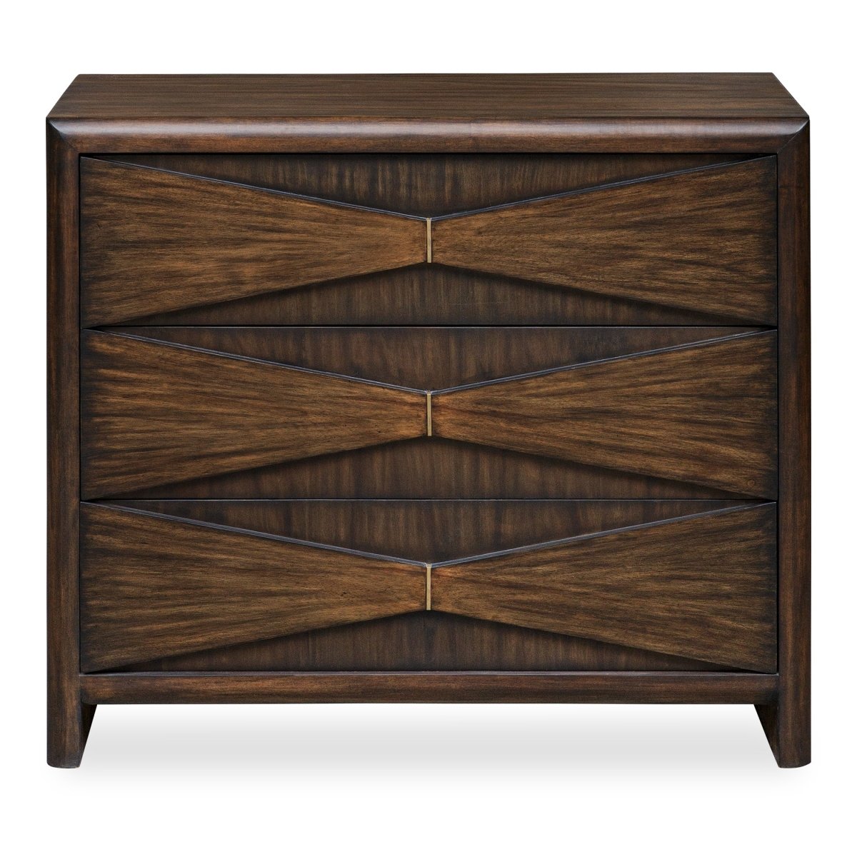 Uttermost 50053 Bowtie 3 Drawer Mid-Century Chest Uttermost 50053 Bowtie 3 Drawer Mid-Century Chest
