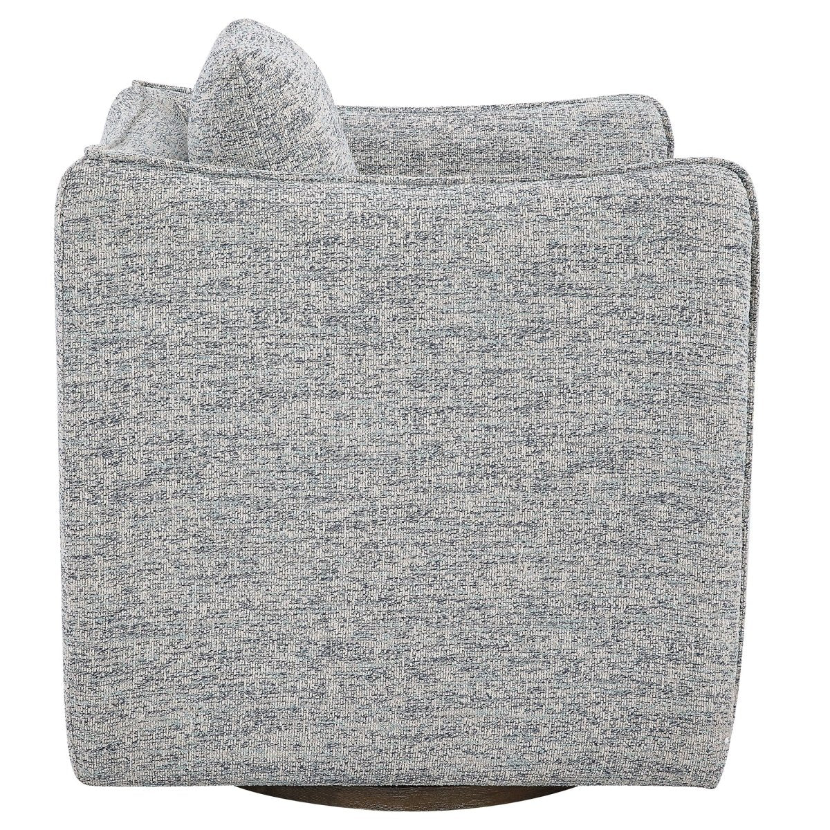 Corben Blue Swivel Chair - Uttermost - Swivel Chairs by Modest Hut