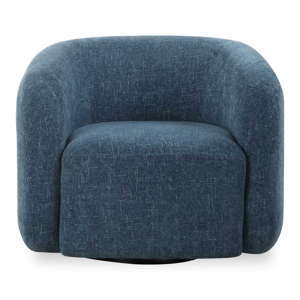 Junie Blue Swivel Barrel Chair - Uttermost - Swivel Chairs by Modest Hut