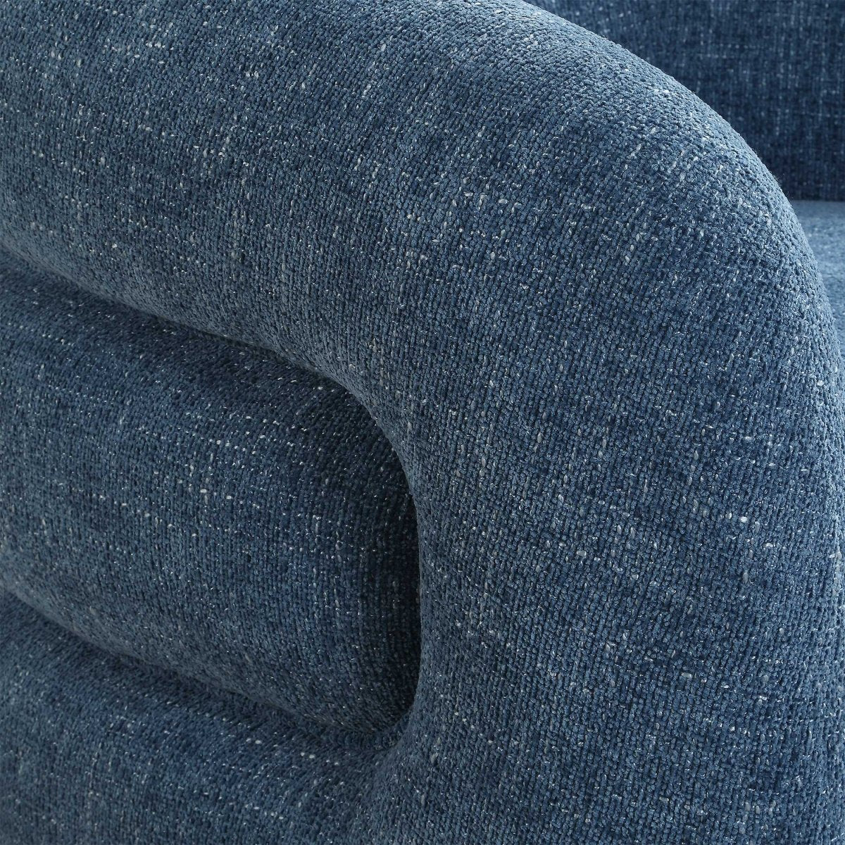 Junie Blue Swivel Barrel Chair - Uttermost - Swivel Chairs by Modest Hut