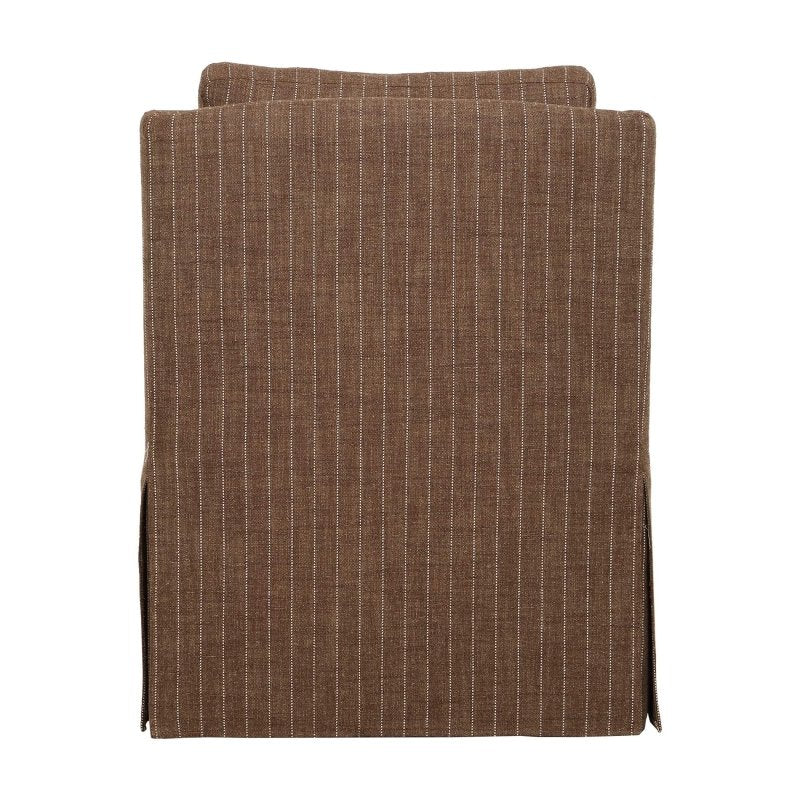 Luisa Pinstripe Swivel Chair - Chairs