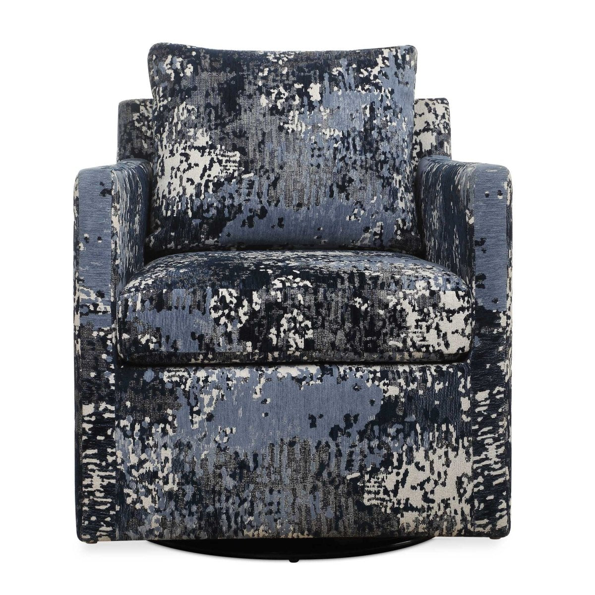 Tisdell Patterned Swivel/Glider - Uttermost - Swivel Chairs by Modest Hut