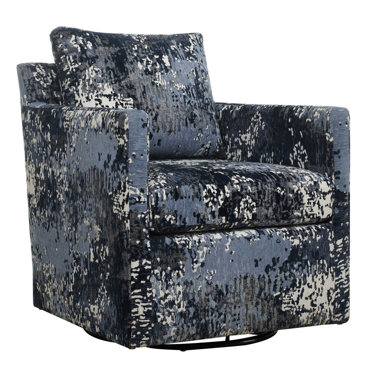Tisdell Patterned Swivel/Glider - Uttermost - Swivel Chairs by Modest Hut