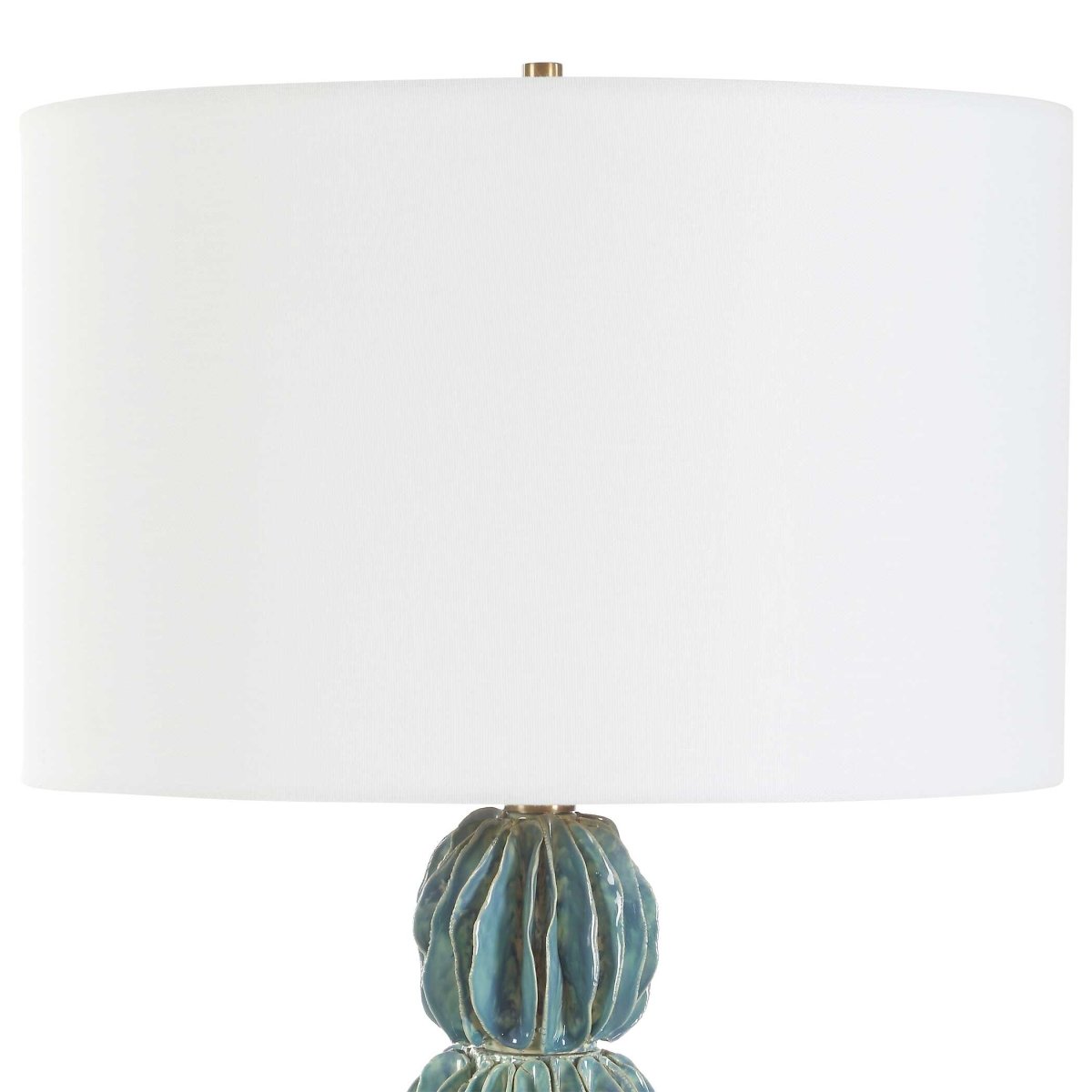 Bonaire Teal Blue Table Lamp - Uttermost - Table Lamp by Modest Hut