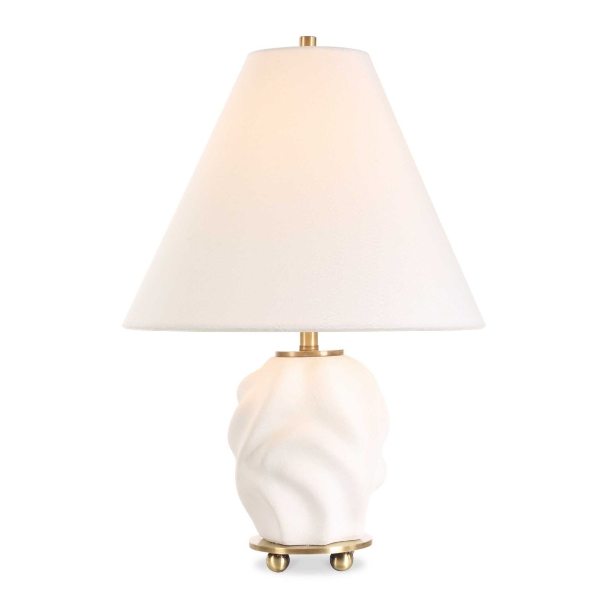 Bora White Accent Lamp - Uttermost - Table Lamp by Modest Hut