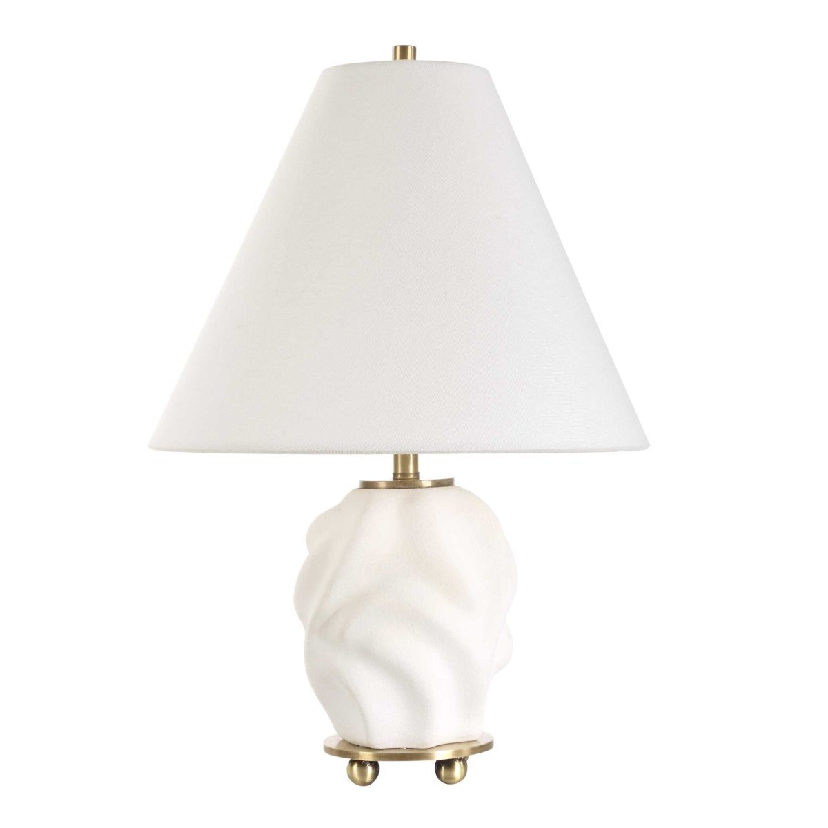 Bora White Accent Lamp - Uttermost - Table Lamp by Modest Hut