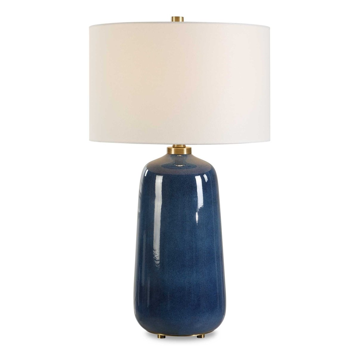 Brae Blue Glaze Table Lamp - Uttermost - Table Lamp by Modest Hut