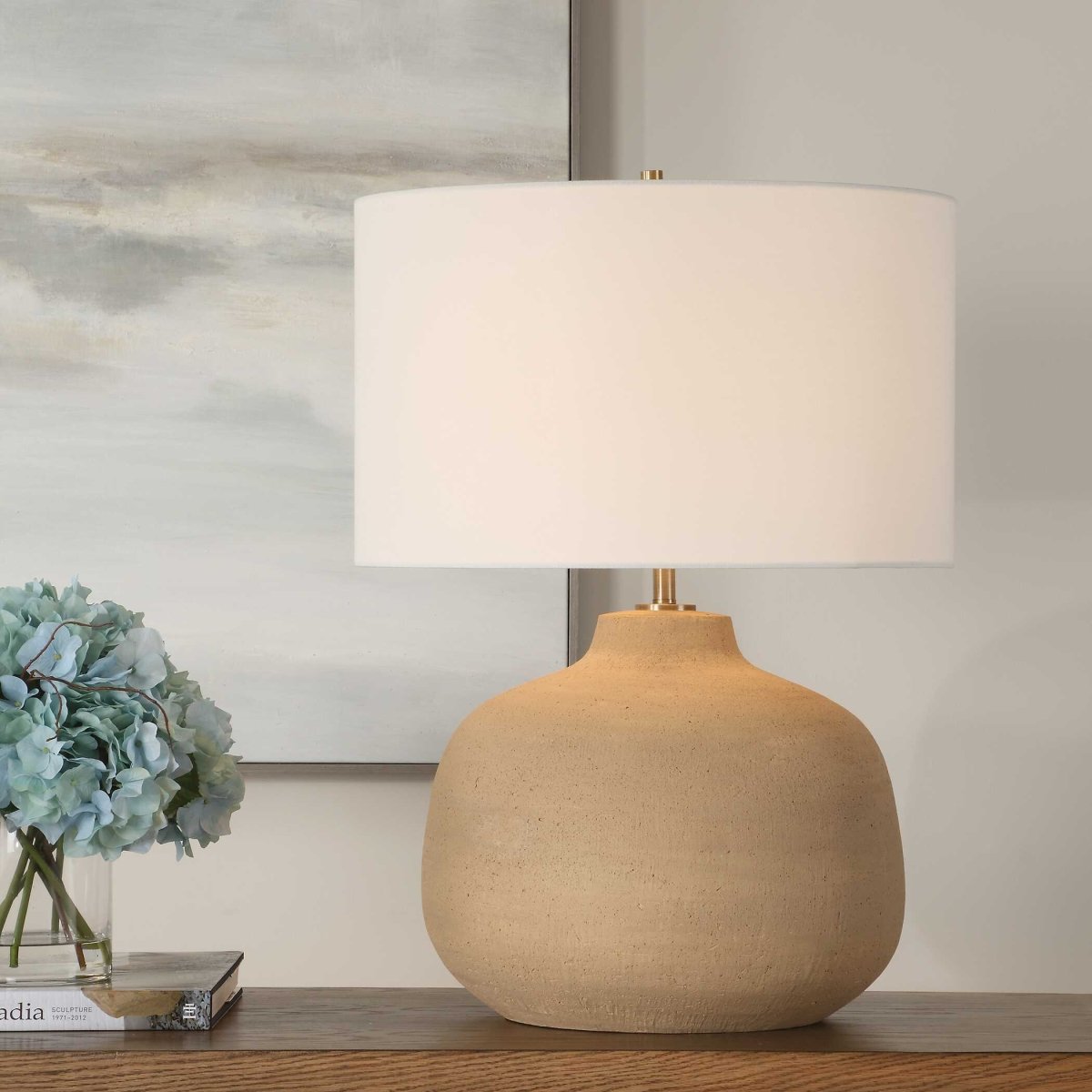 Cline Terracotta Table Lamp - Uttermost - Table Lamp by Modest Hut