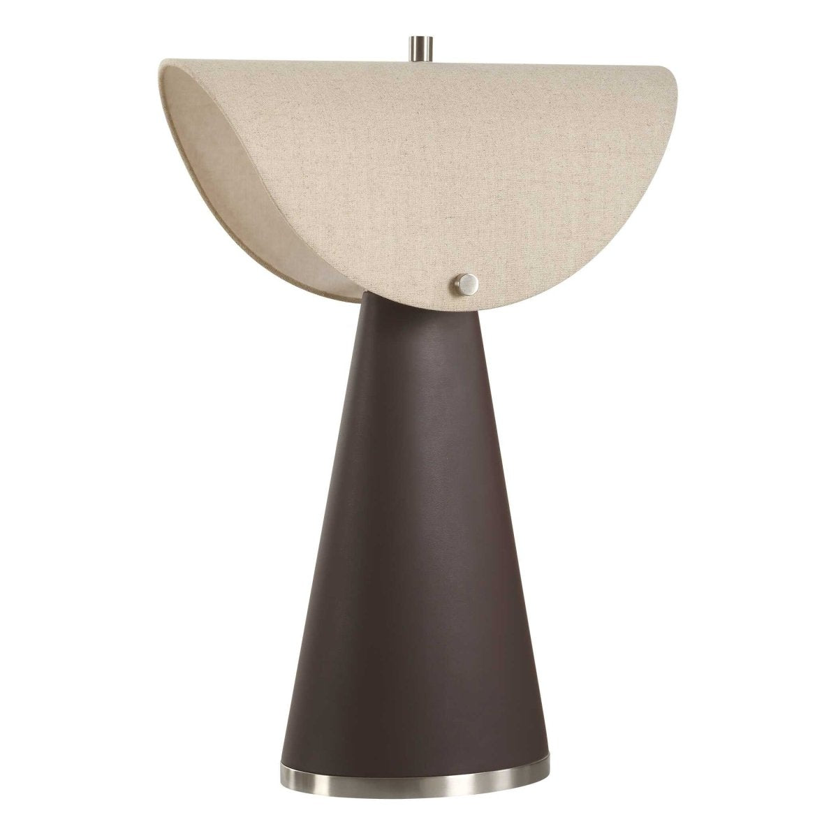 Conover Brown Modern Table Lamp - Uttermost - Table Lamp by Modest Hut