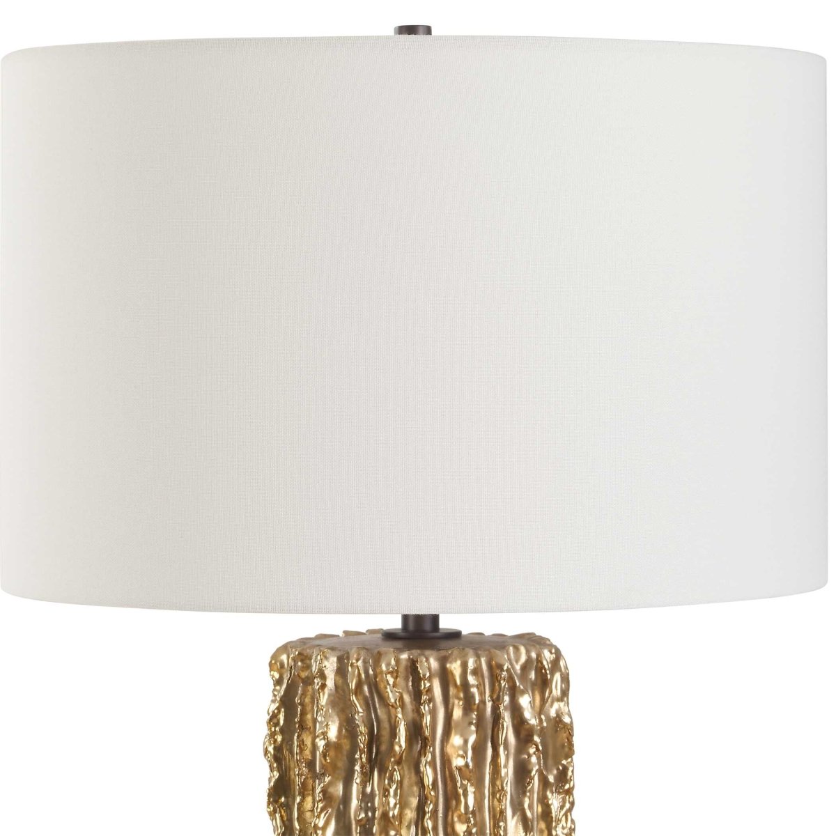 Echo Golden Table Lamp - Uttermost - Table Lamp by Modest Hut
