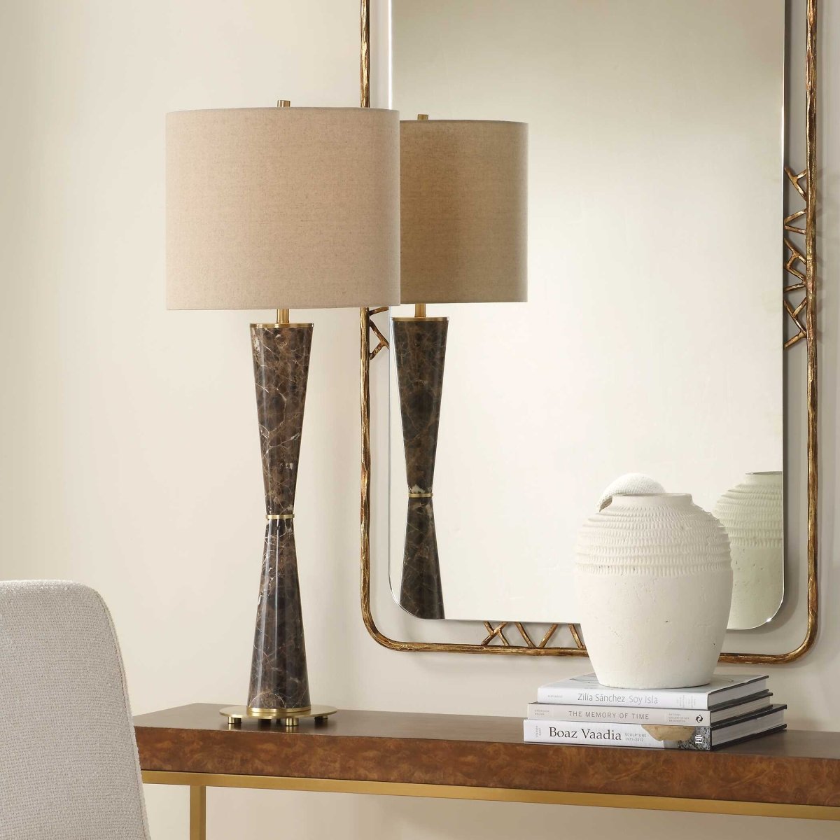 Jameson Marble Cones Table Lamp - Uttermost - Table Lamp by Modest Hut