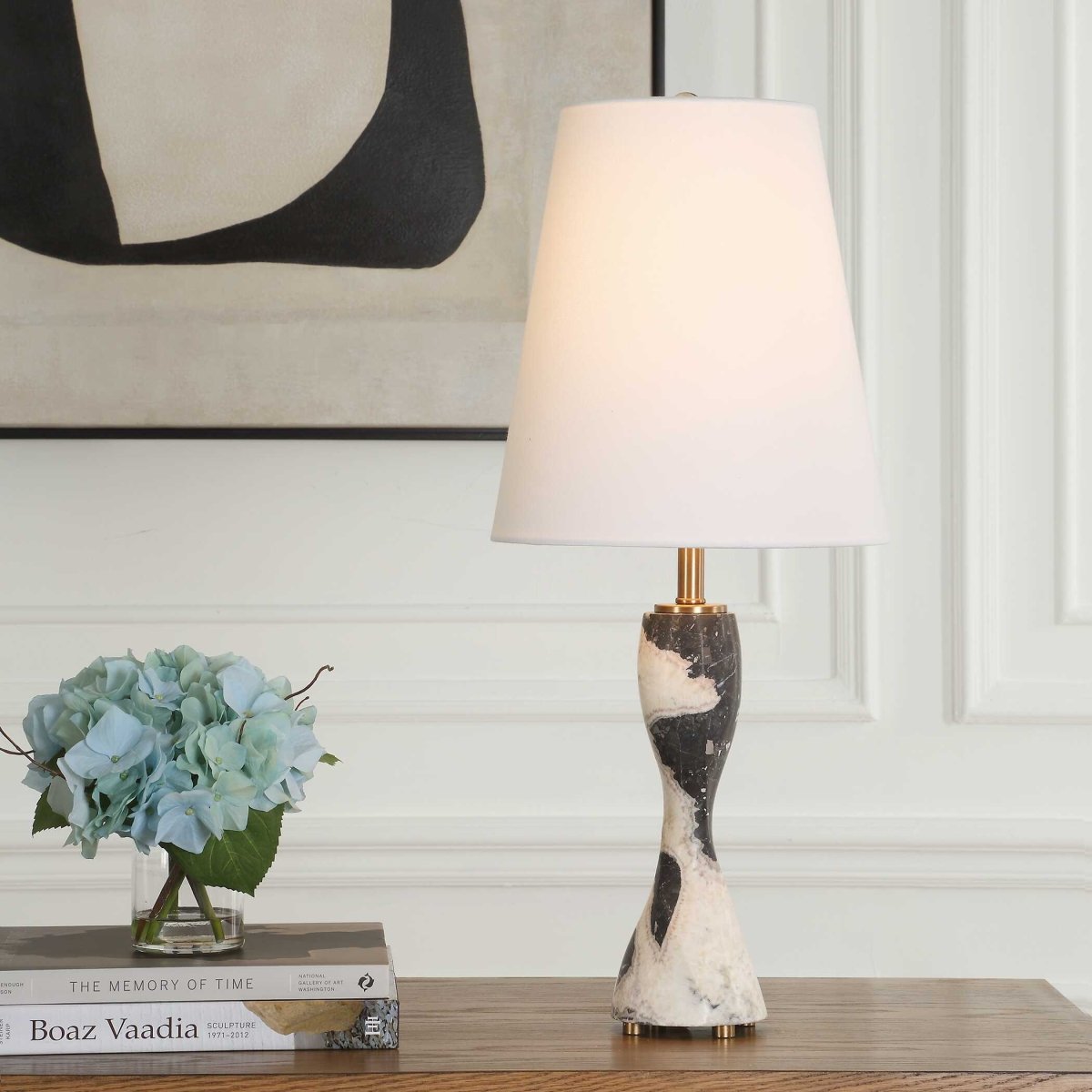 Marcela Panda Marble Buffet Lamp - Uttermost - Table Lamp by Modest Hut